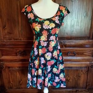 Floral skater dress